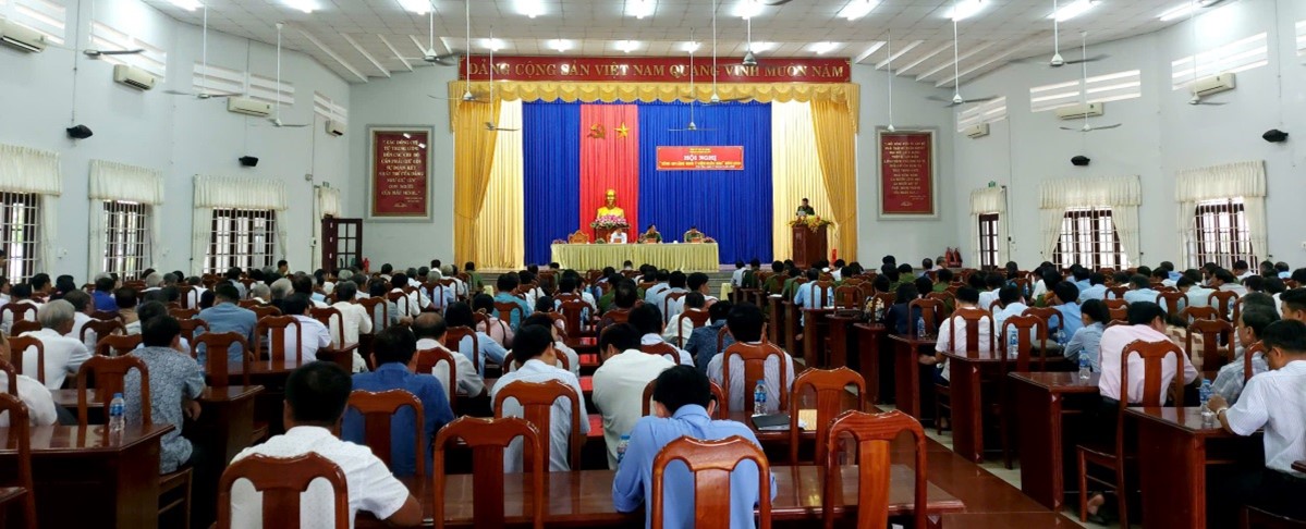 Phú Tân tổ chức Hội nghị “ Công an lắng nghe ý kiến nhân dân” năm 2024