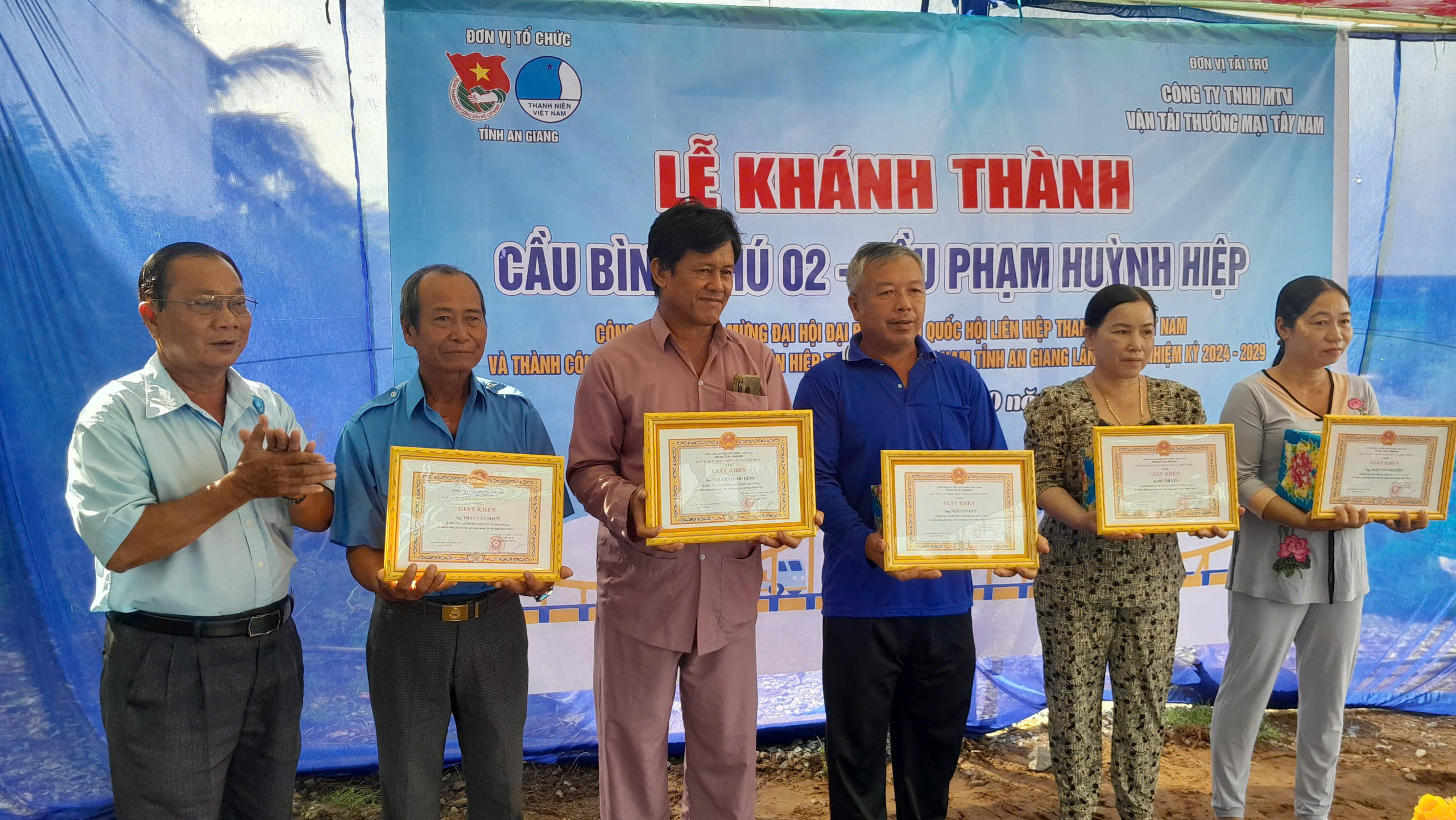 Khánh thành Cầu Bình Phú 2 - Phạm Huỳnh Hiệp, xã Phú Bình, Huyện Phú Tân
