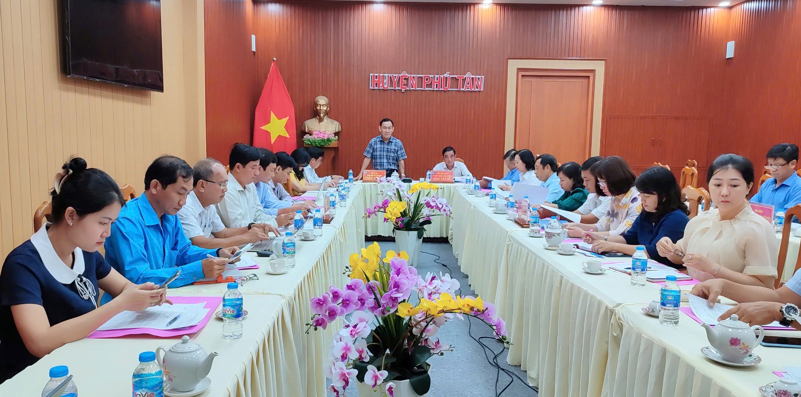 Đoàn kiểm tra tỉnh An Giang kiểm tra hoạt động vì sự tiến bộ phụ nữ, bình đẳng giới năm 2024 tại Phú Tân