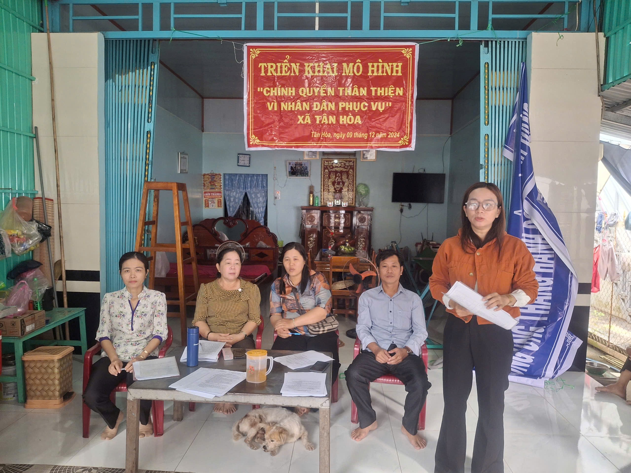 Tân Hòa triển khai mô hình “Chính quuyền thân thiện vì nhân dân phục vụ”