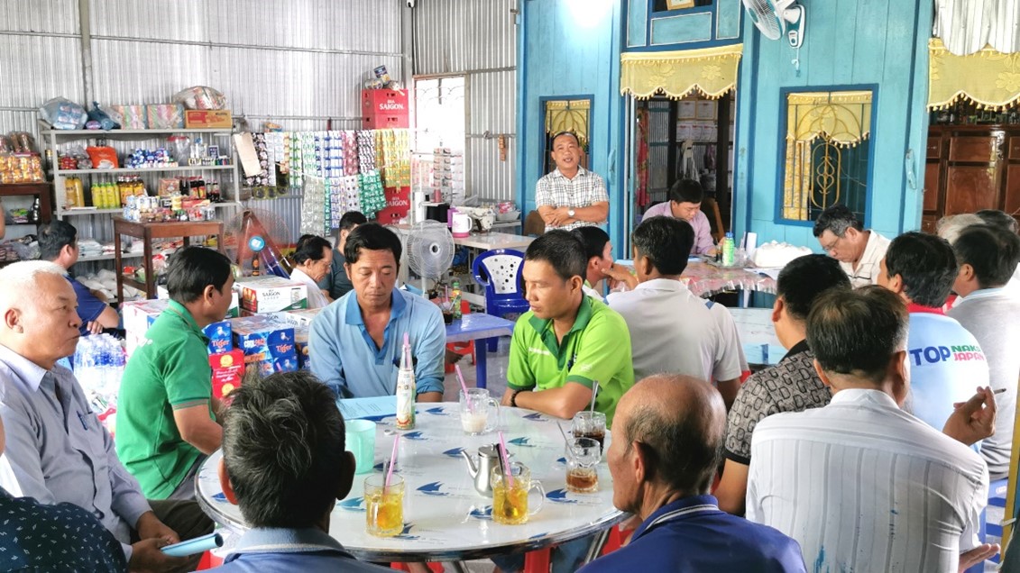 Tập huấn nâng cao năng lực cho Hợp tác xã tham gia thực hiện Đề án 1 triệu hecta chuyên canh lúa chất lượng cao tại xã Hiệp Xương
